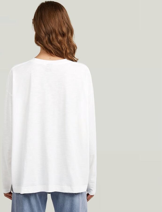 G-Star RAW Oversized T-shirt Wit Dames