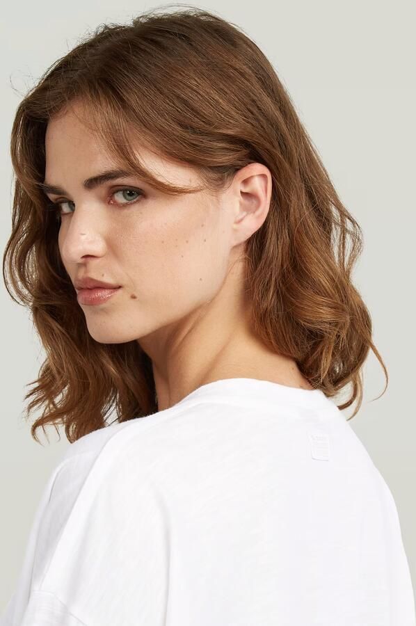 G-Star RAW Oversized T-shirt Wit Dames - Foto 4