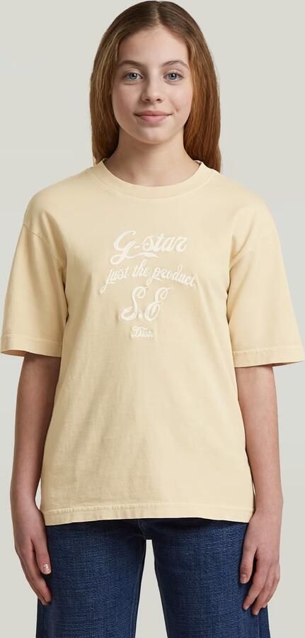 G-Star RAW Oversized Top voor meisjes Beige meisjes