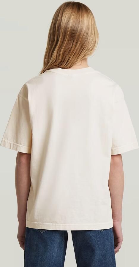 G-Star RAW Oversized Top voor meisjes Beige meisjes - Foto 5