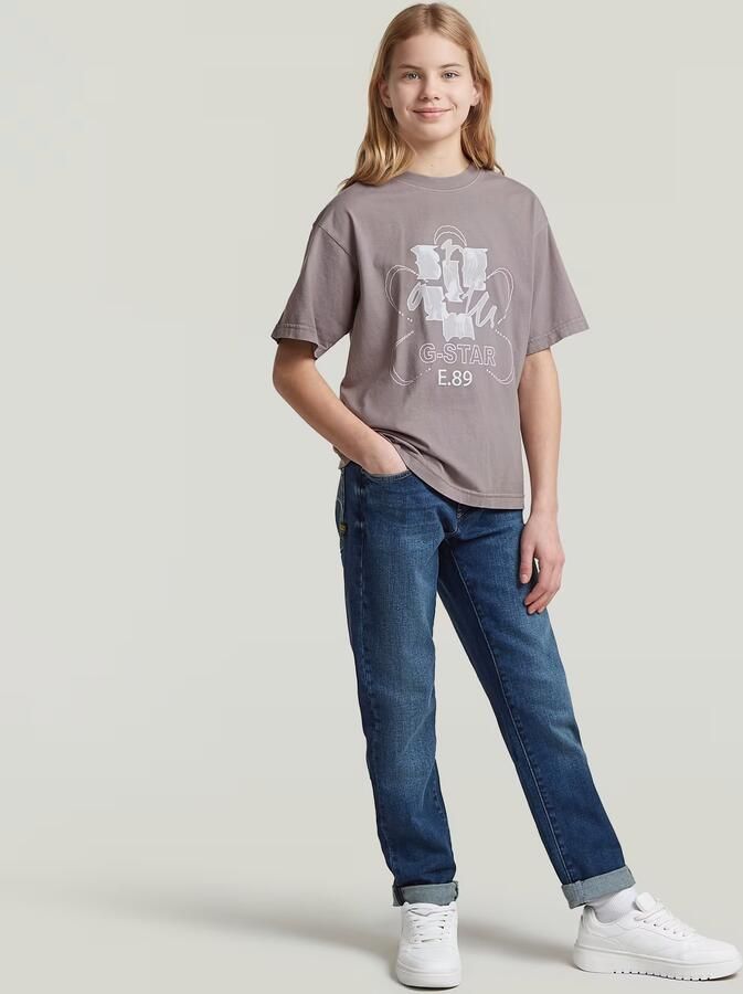 G-Star RAW Oversized Top voor meisjes Grijs meisjes - Foto 3