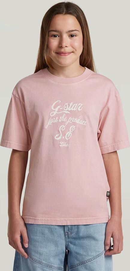 G-Star RAW Oversized Top voor meisjes Roze meisjes