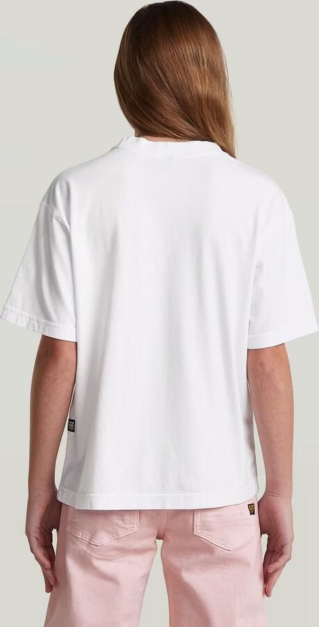 G-Star RAW Oversized Top voor meisjes Wit meisjes - Foto 5