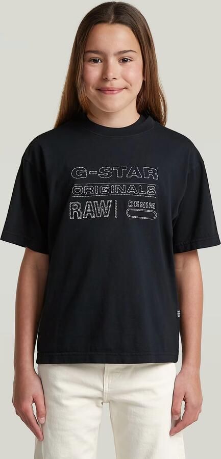 G-Star RAW Oversized voor meisjes Zwart meisjes
