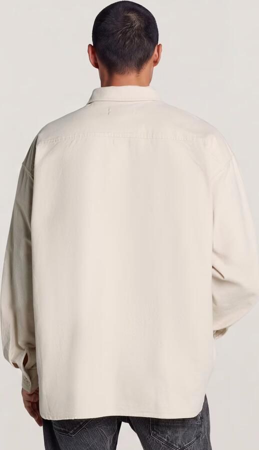 G-Star RAW Oversized werkoverhemd Beige Heren - Foto 4