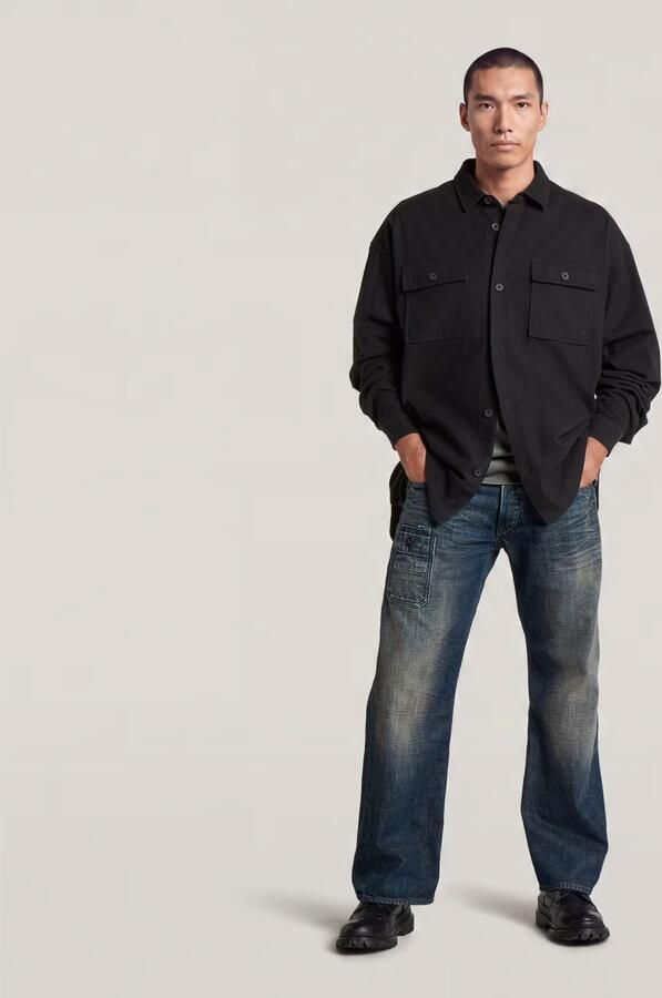 G-Star RAW Oversized werkoverhemd Zwart Heren - Foto 4