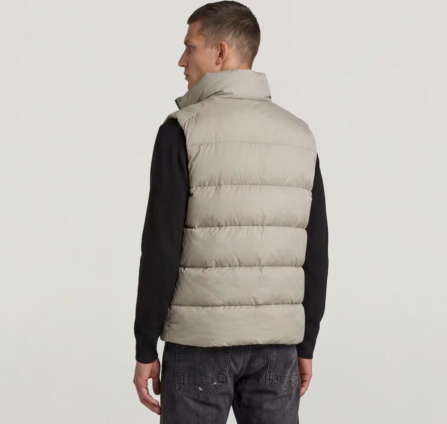 G-Star RAW Padded Bodywarmer Beige Heren - Foto 4