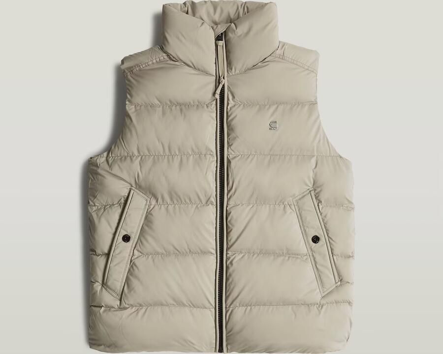 G-Star RAW Padded Bodywarmer Beige Heren - Foto 5