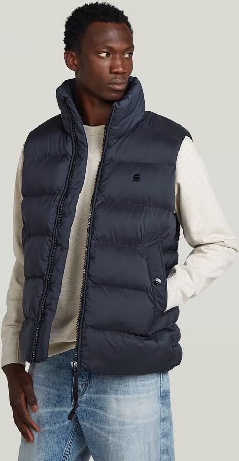 G-Star RAW Padded Bodywarmer Donkerblauw Heren - Foto 4
