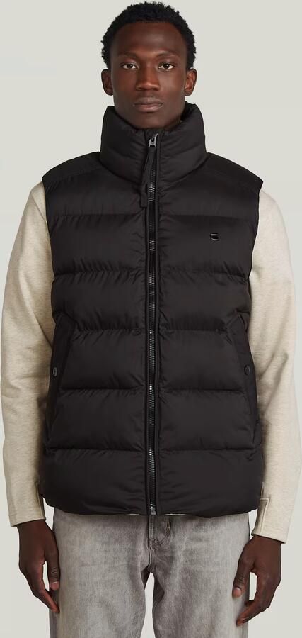 G-Star RAW Padded Bodywarmer Zwart Heren