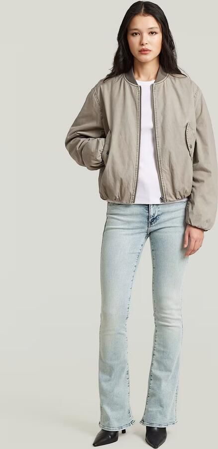 G-Star RAW Padded Bomberjack Beige Dames - Foto 7