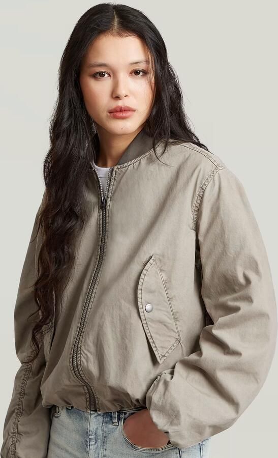 G-Star RAW Padded Bomberjack Beige Dames - Foto 5