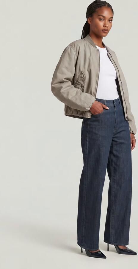 G-Star RAW Padded Bomberjack Beige Dames - Foto 10
