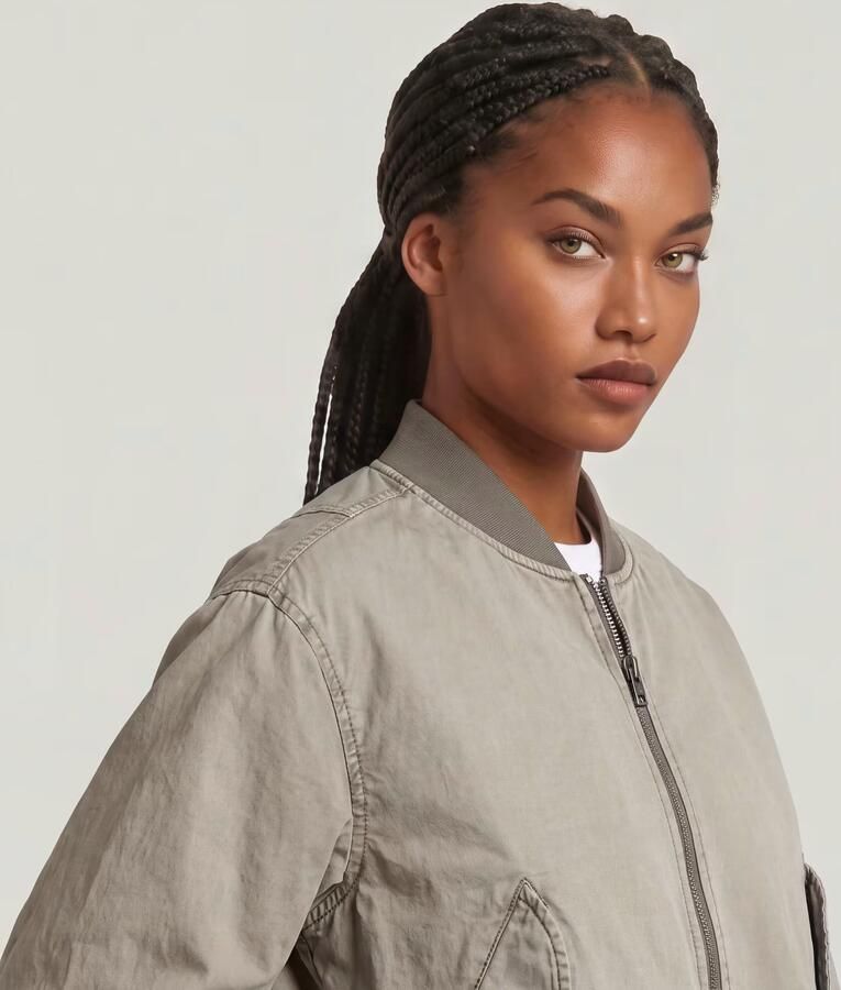 G-Star RAW Padded Bomberjack Beige Dames - Foto 6