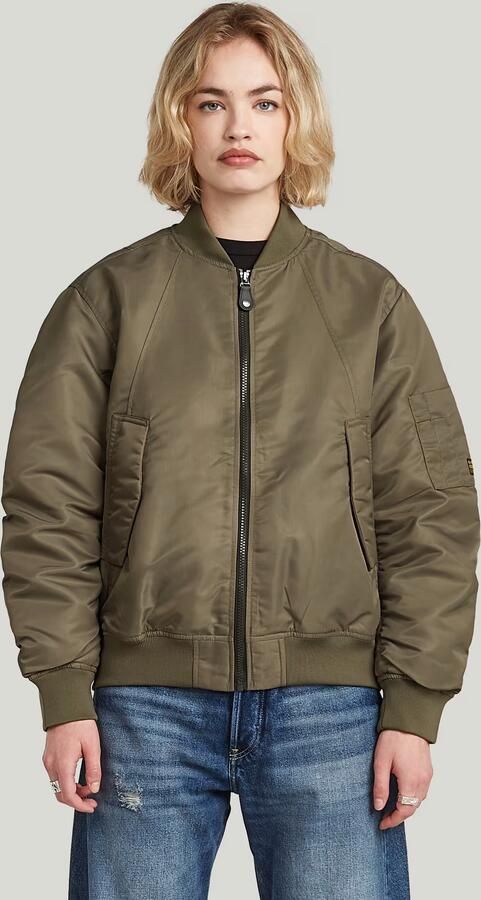 G-Star RAW Padded Bomberjack Bruin Dames - Foto 7