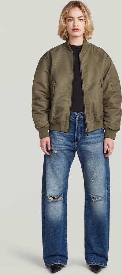 G-Star RAW Padded Bomberjack Bruin Dames - Foto 5