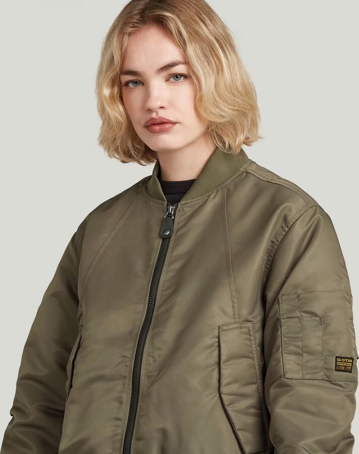 G-Star RAW Padded Bomberjack Bruin Dames - Foto 2