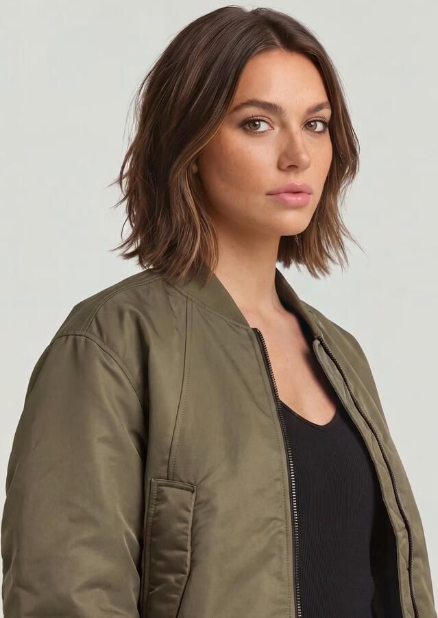 G-Star RAW Padded Bomberjack Bruin Dames - Foto 3
