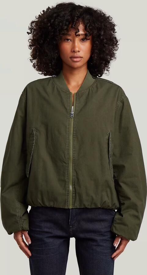 G-Star RAW Padded Bomberjack Groen Dames