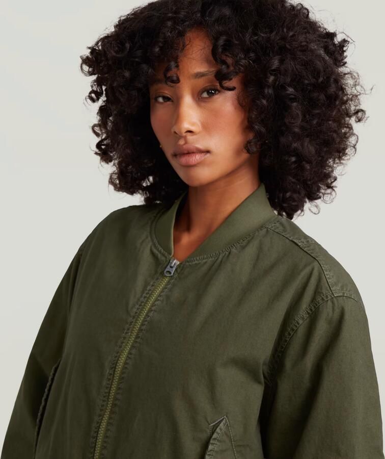 G-Star RAW Padded Bomberjack Groen Dames - Foto 3