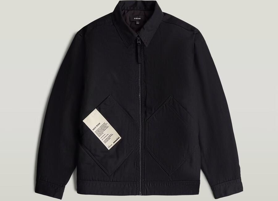 G-Star RAW Padded Denim Coach Neo Raw Jack Zwart Heren