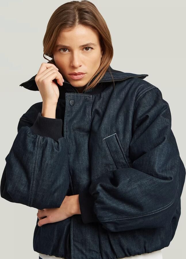 G-Star RAW Padded Neo Raw Bomberjack Donkerblauw Dames - Foto 4