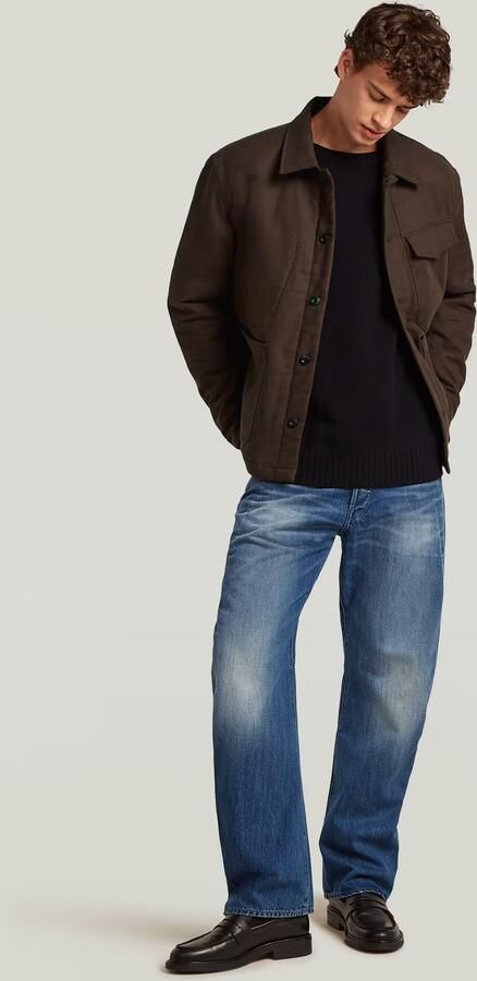 G-Star RAW Padded Plaid Chore Jack Bruin Heren - Foto 7