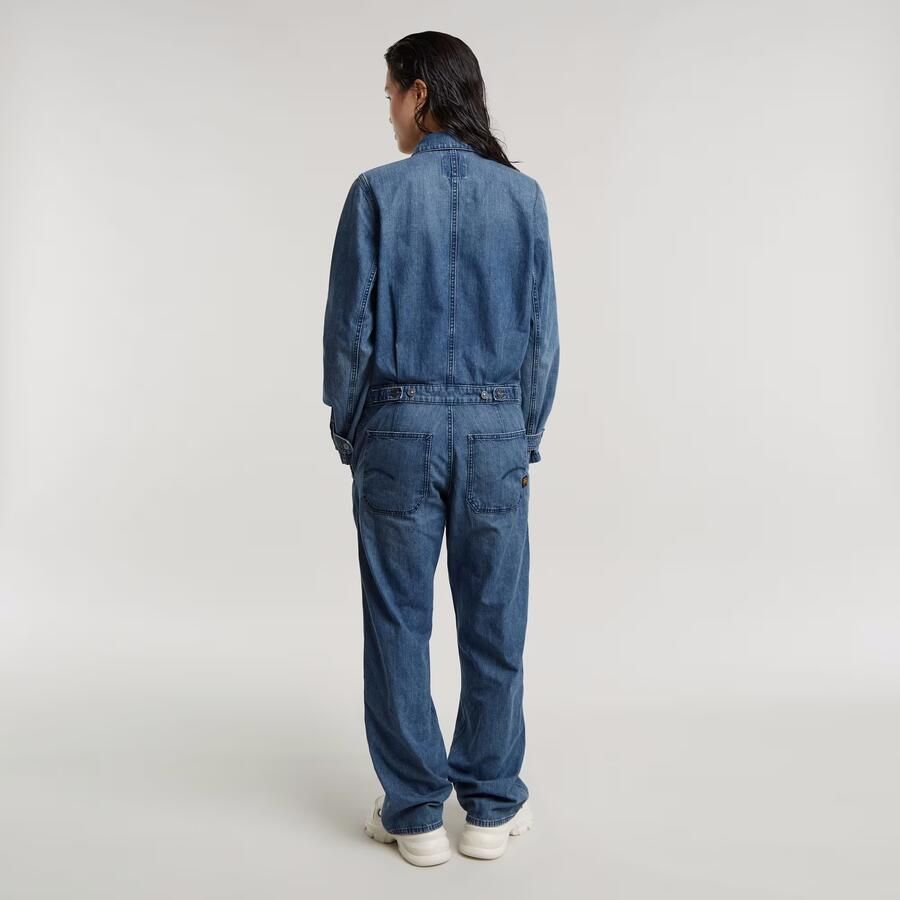 G-Star RAW Painter Overal Jumpsuit Midden blauw Dames - Foto 2