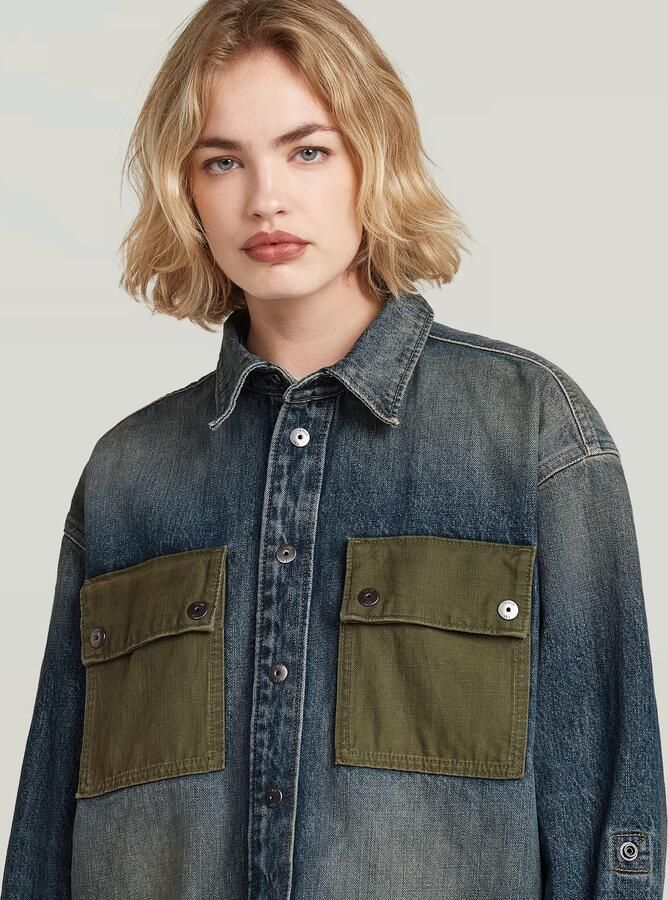G-Star RAW Panel Overshirt Meerkleurig Dames - Foto 4