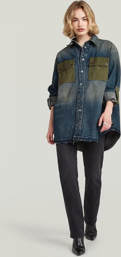 G-Star RAW Panel Overshirt Meerkleurig Dames - Foto 6