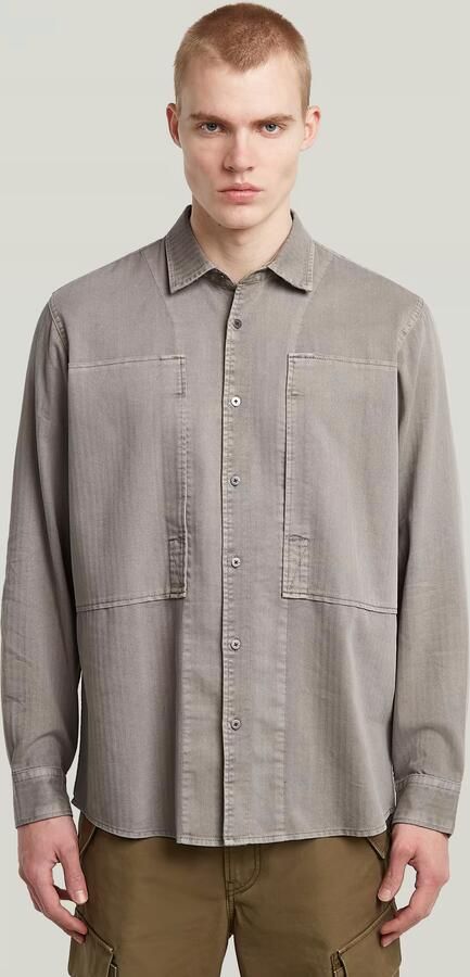 G-Star RAW Panelled Pocket Regular Overhemd Beige Heren - Foto 7