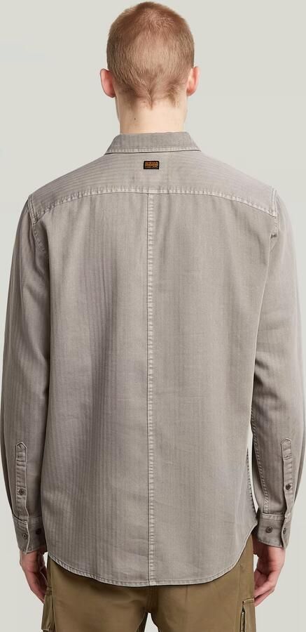 G-Star RAW Panelled Pocket Regular Overhemd Beige Heren - Foto 4