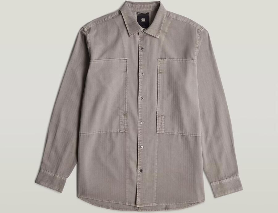G-Star RAW Panelled Pocket Regular Overhemd Beige Heren - Foto 3