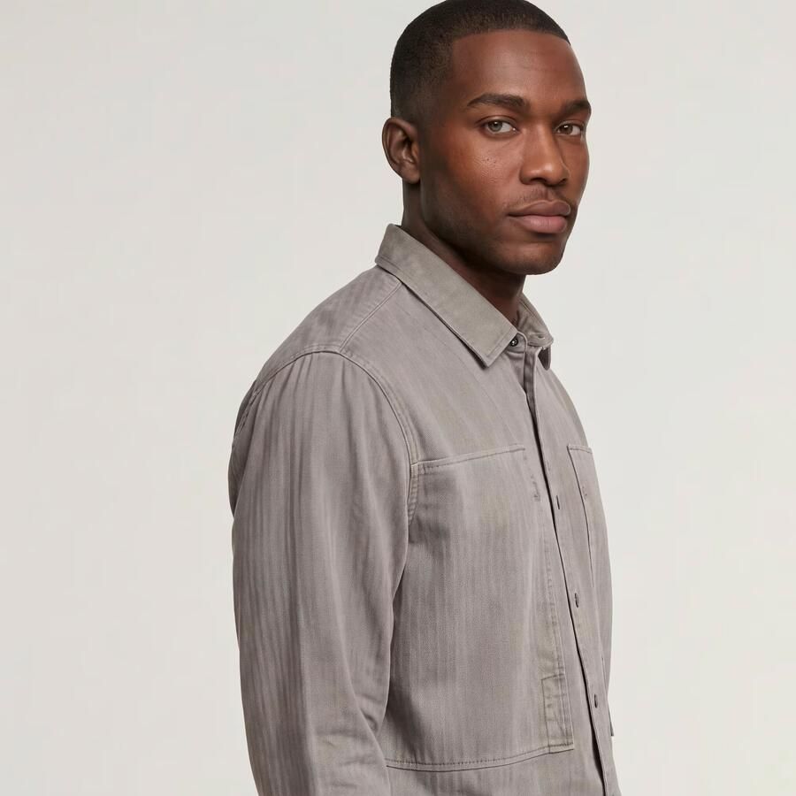 G-Star RAW Panelled Pocket Regular Overhemd Beige Heren - Foto 4