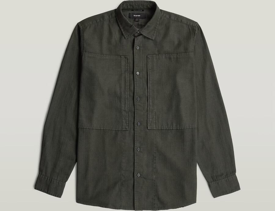 G-Star RAW Panelled Pocket Regular Overhemd Grijs Heren - Foto 4