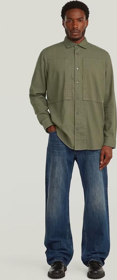 G-Star RAW Panelled Pocket Regular Shirt Groen Heren - Foto 6