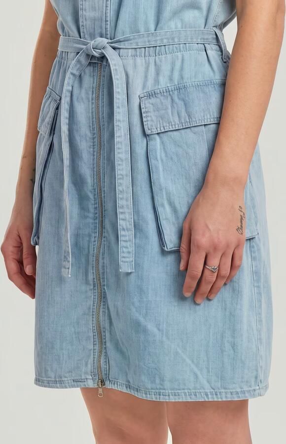 G-Star RAW Parachute Jurk Lichtblauw Dames - Foto 6