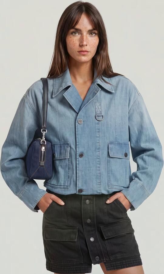 G-Star RAW Parachute Oversized Jack Lichtblauw Dames - Foto 6
