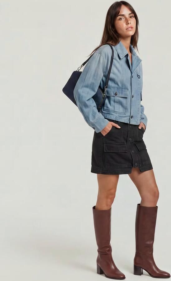 G-Star RAW Parachute Oversized Jack Lichtblauw Dames - Foto 5