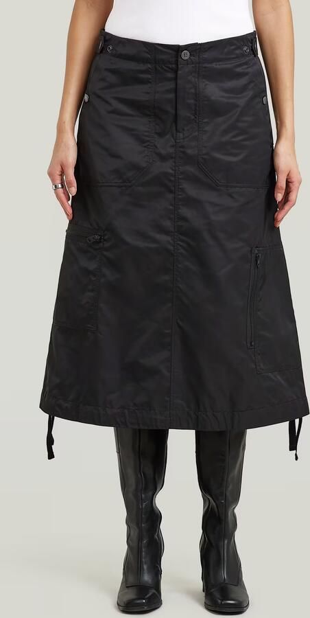 G-Star RAW Parachute Rok Zwart Dames