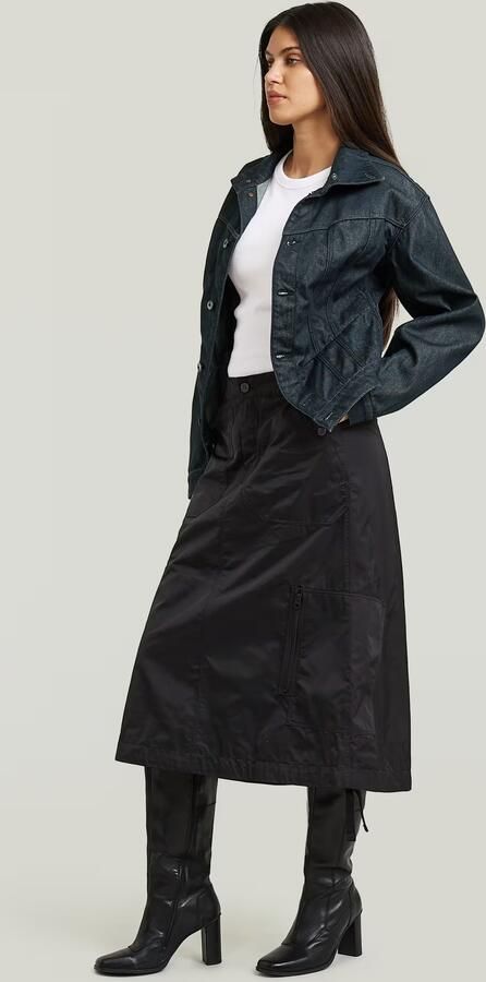 G-Star RAW Parachute Rok Zwart Dames - Foto 6