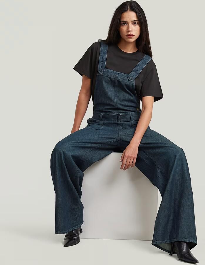 G-Star RAW Parachute Tuinbroek Donkerblauw Dames - Foto 4