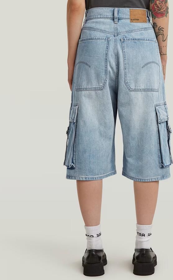 G-Star RAW Patti Cargojorts Midden blauw Dames - Foto 5