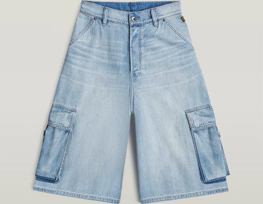 G-Star RAW Patti Cargojorts Midden blauw Dames - Foto 4