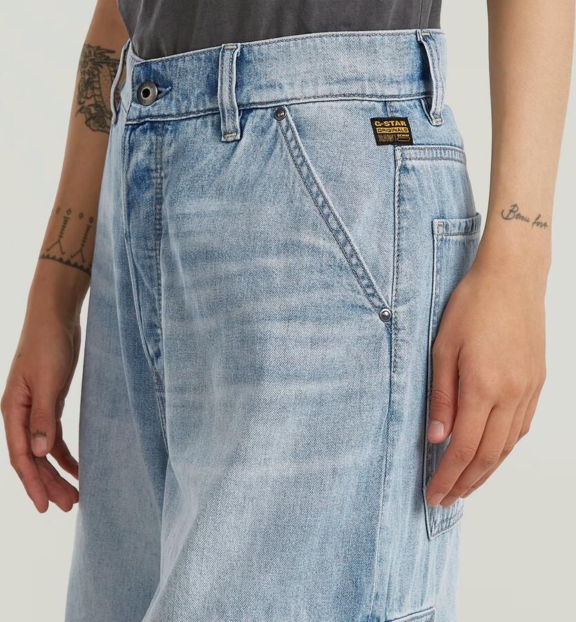 G-Star RAW Patti Cargojorts Midden blauw Dames - Foto 3