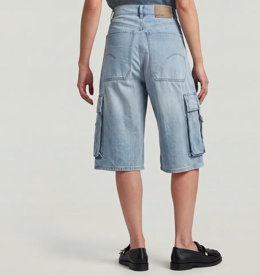 G-Star RAW Patti Cargojorts Midden blauw Dames - Foto 6