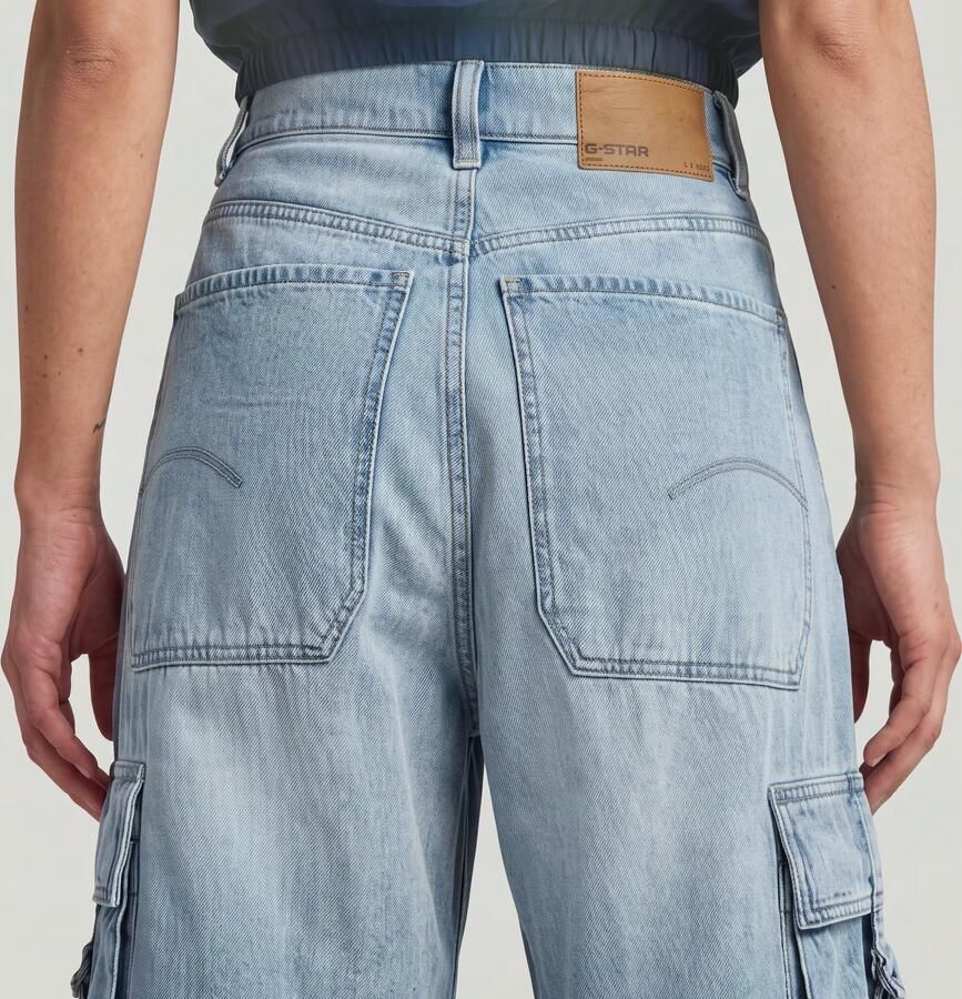 G-Star RAW Patti Cargojorts Midden blauw Dames - Foto 5