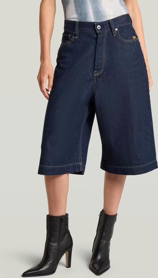 G-Star RAW Patti Clean Edge Jorts Donkerblauw Dames