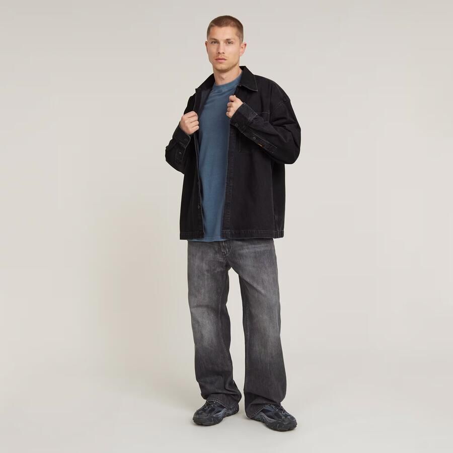 G-Star RAW Pigment Dye Loose T-Shirt Midden blauw Heren - Foto 2