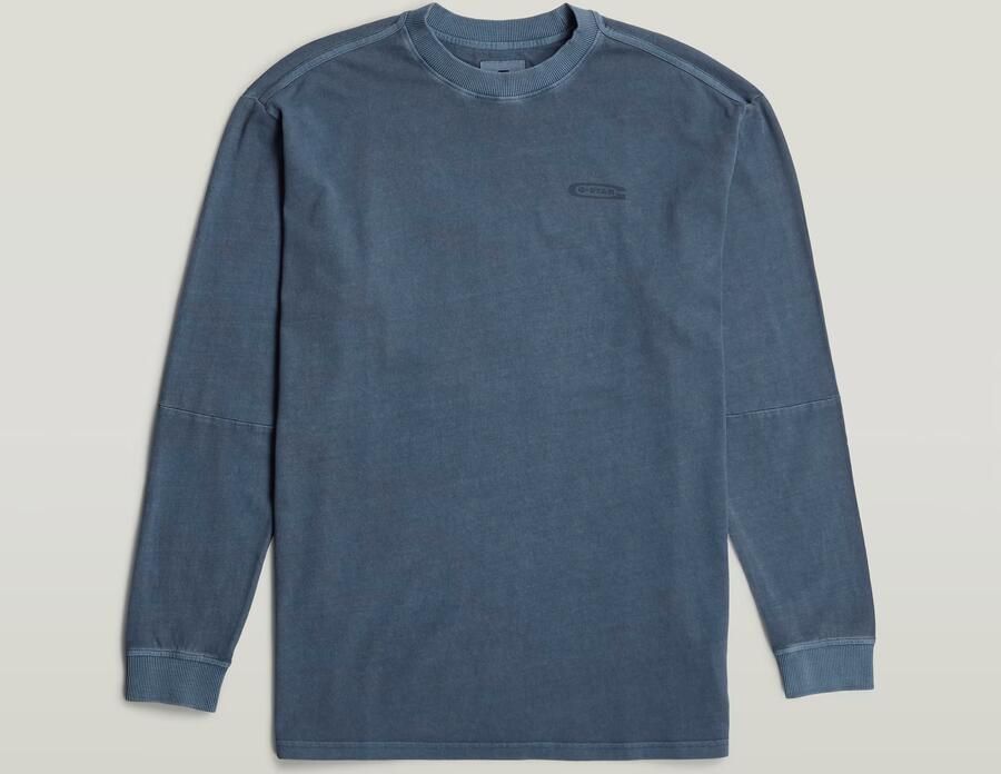G-Star RAW Pigment Dye Loose T-Shirt Midden blauw Heren - Foto 6